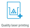 Hohe Laserdruck-Qualität und Effizienz